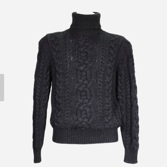 Moncler Sweaters - Moncler Grenoble - Wool Cable Knit Sweater.
